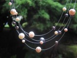 Perly směsné - náhrdelník krátký 