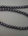 Perly šedé - náhrdelník 6 